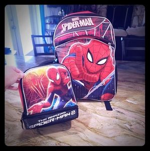 Spiderman Backpack & Lunchbox Combo